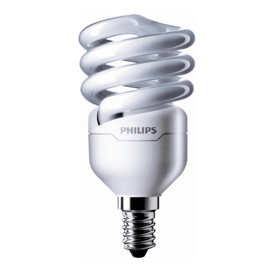 Energiją taupanti lemputė Philips TORNADO E14/12W/230V 3000K