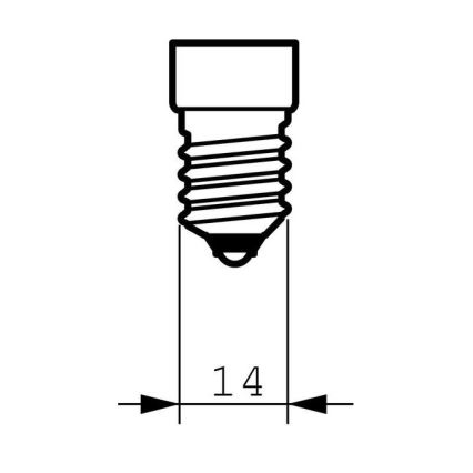 Energiją taupanti lemputė Philips TORNADO E14/12W/230V 3000K