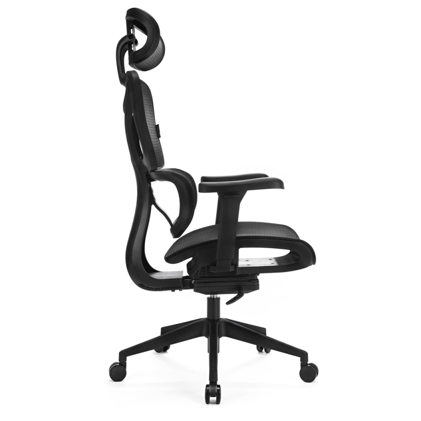 Ergonomiška biuro kėdė LEVANO juoda