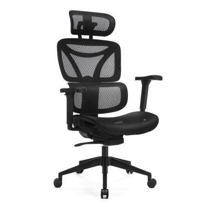 Ergonomiška biuro kėdė LEVANO juoda