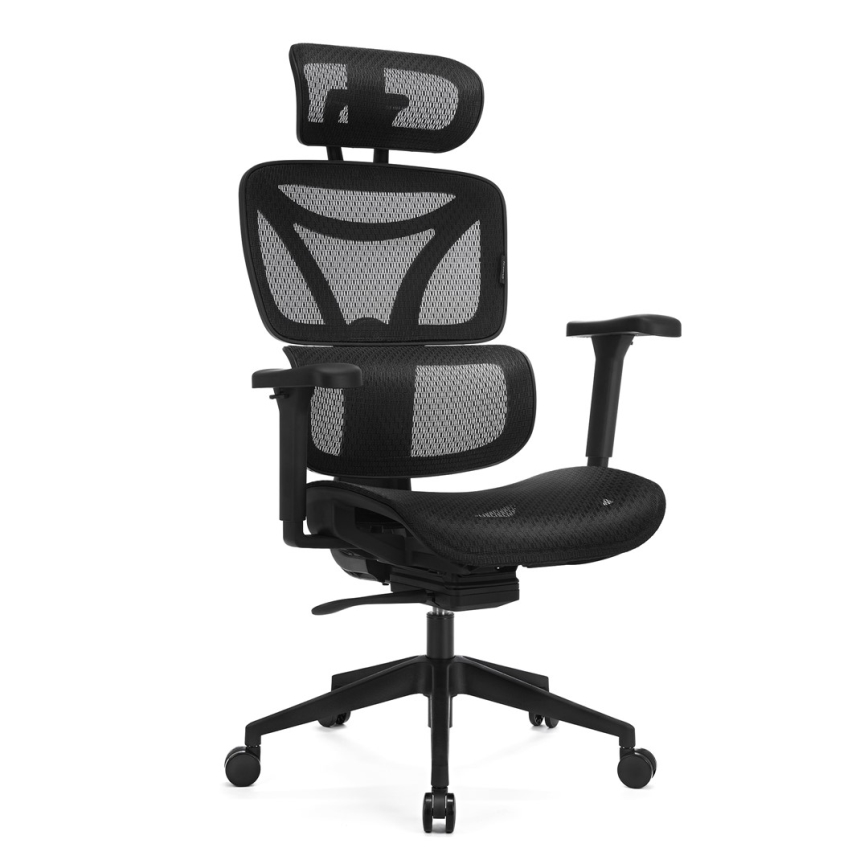 Ergonomiška biuro kėdė LEVANO juoda