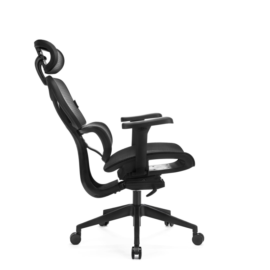 Ergonomiška biuro kėdė LEVANO juoda