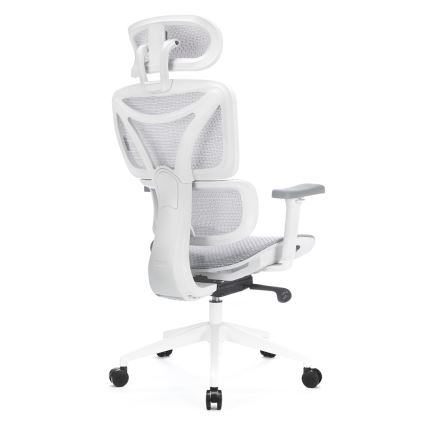 Ergonomiška biuro kėdė LEVANO pilka/balta/juoda