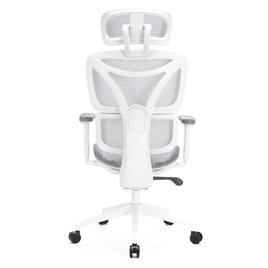 Ergonomiška biuro kėdė LEVANO pilka/balta/juoda