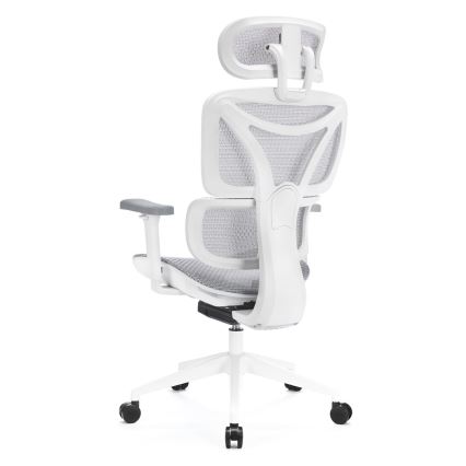 Ergonomiška biuro kėdė LEVANO pilka/balta/juoda