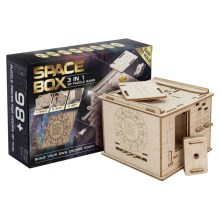EscapeWelt - 3D medinė mechaninė dėlionė Space box
