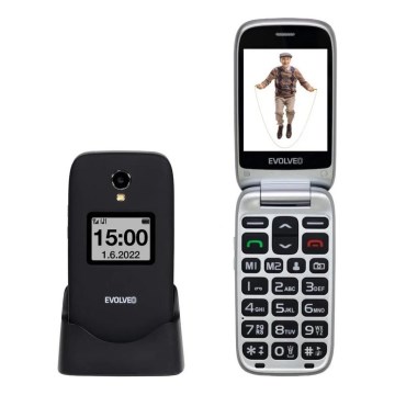 Evolveo - EasyPhone FS, sulankstomas mobilusis telefonas 2.8