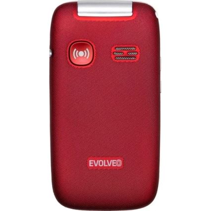 Evolveo - EasyPhone FS sulankstomas mobilusis telefonas senjorams 2.8 raudonas
