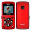 Evolveo - EasyPhone ID mobilus telefonas senjorams raudonas