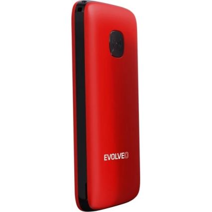 Evolveo - EasyPhone ID, mobilus telefonas skirtas senjorams, raudonas