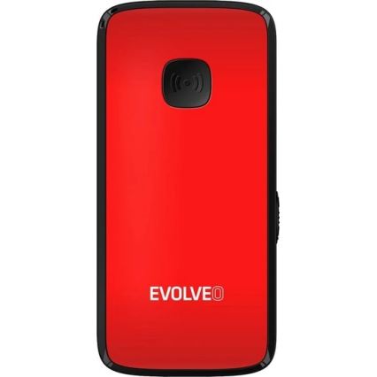 Evolveo - EasyPhone ID raudonas mobilusis telefonas senjorams