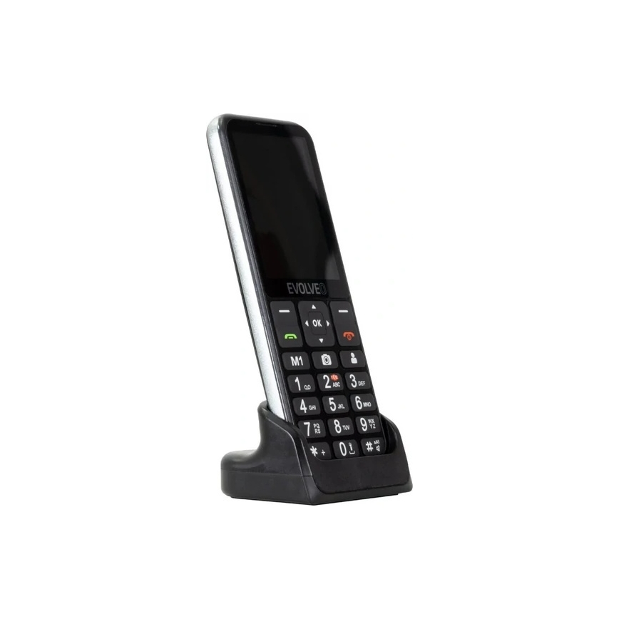 Evolveo - EasyPhone LT, 4G mobilusis telefonas senjorams, juodas
