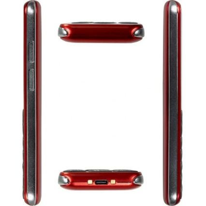 Evolveo - EasyPhone LT, 4G mobilusis telefonas senjorams, raudonas