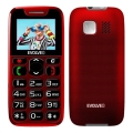 Evolveo - EasyPhone mobilusis telefonas senjorams, raudonas