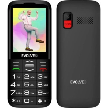 Evolveo - EasyPhone XO, mobilusis telefonas senjorams, juodas