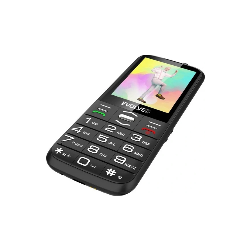 Evolveo - EasyPhone XO mobilusis telefonas senjorams, juodas