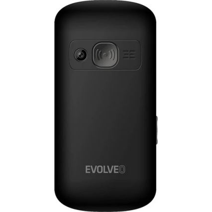 Evolveo - EasyPhone XS, mobilus telefonas senjorams, juodos spalvos