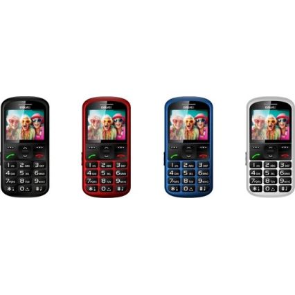 Evolveo - EasyPhone XS, mobilus telefonas senjorams, juodos spalvos
