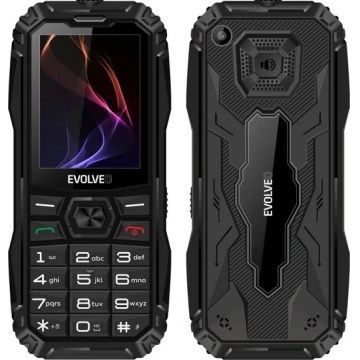 Evolveo - MaxPhone A1, mygtukinis Dual SIM telefonas, juodas