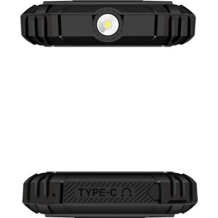 Evolveo - MaxPhone A1, mygtukinis Dual SIM telefonas, juodas