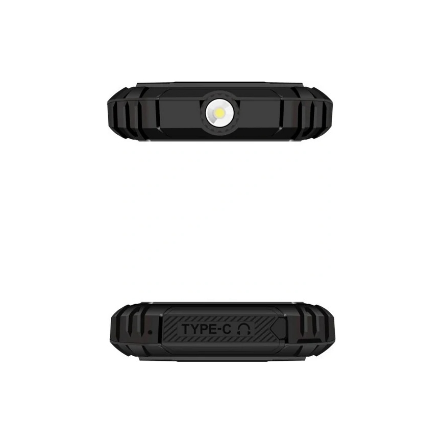 Evolveo - MaxPhone A1, mygtukinis Dual SIM telefonas, juodas