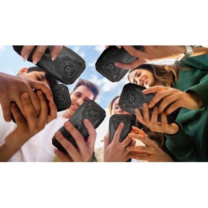 Evolveo - MaxPhone A1, mygtukinis Dual SIM telefonas, juodas