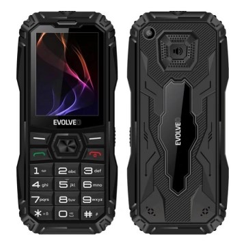 Evolveo - MaxPhone A1 mygtukinis telefonas su dviem SIM kortelėmis juodas