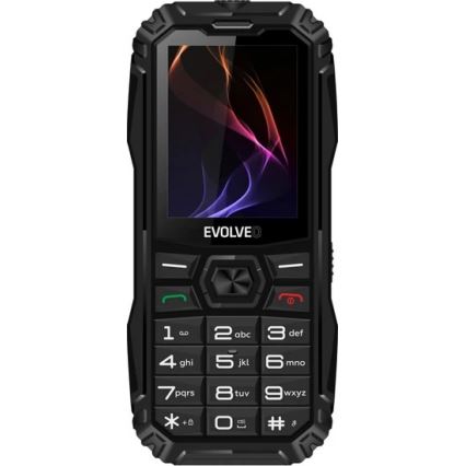 Evolveo - MaxPhone A1 mygtukinis telefonas su dviem SIM kortelėmis juodas