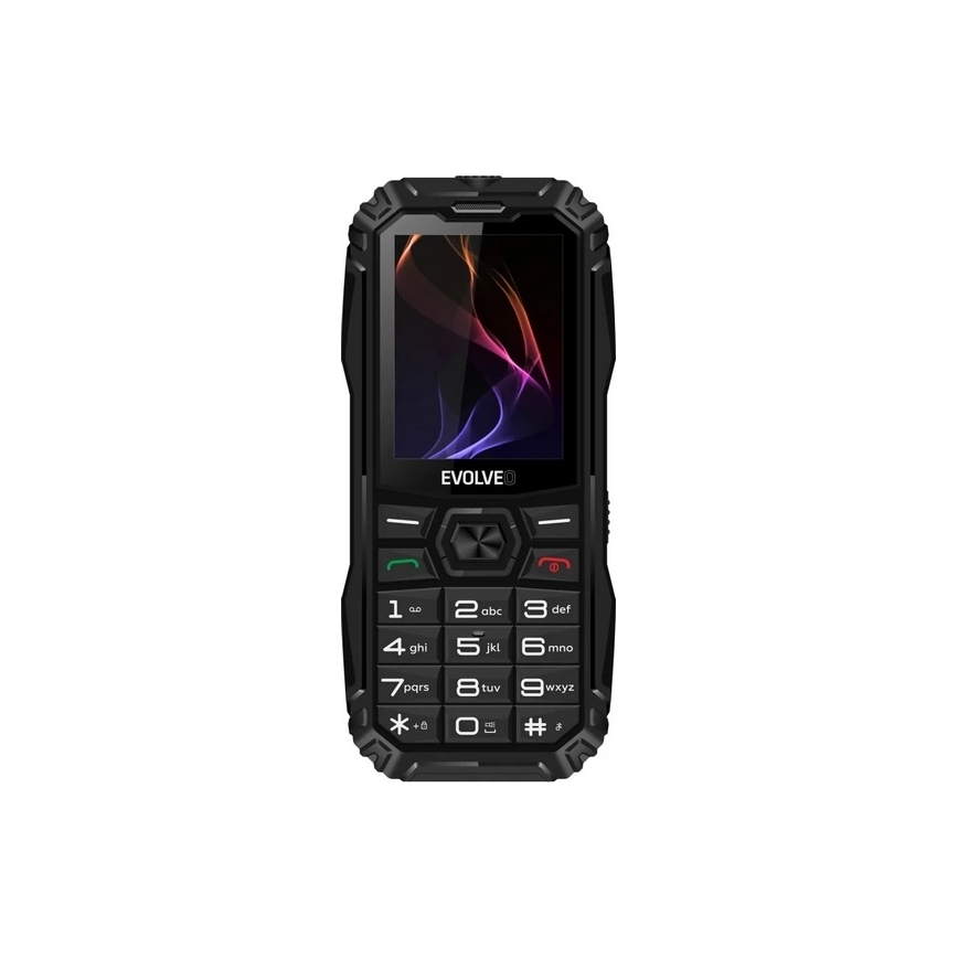 Evolveo - MaxPhone A1 mygtukinis telefonas su dviem SIM kortelėmis juodas