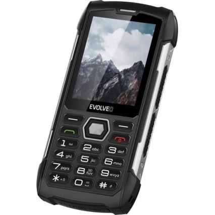 Evolveo - StrongPhone H1, atsparus vandeniui Dual SIM telefonas juodas/sidabrinis