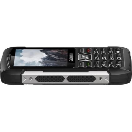 Evolveo - StrongPhone H1, atsparus vandeniui Dual SIM telefonas juodas/sidabrinis