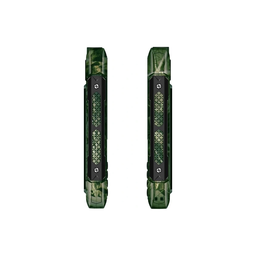 Evolveo - StrongPhone H1, atsparus vandeniui Dual SIM telefonas, medžioklinis kamufliažas