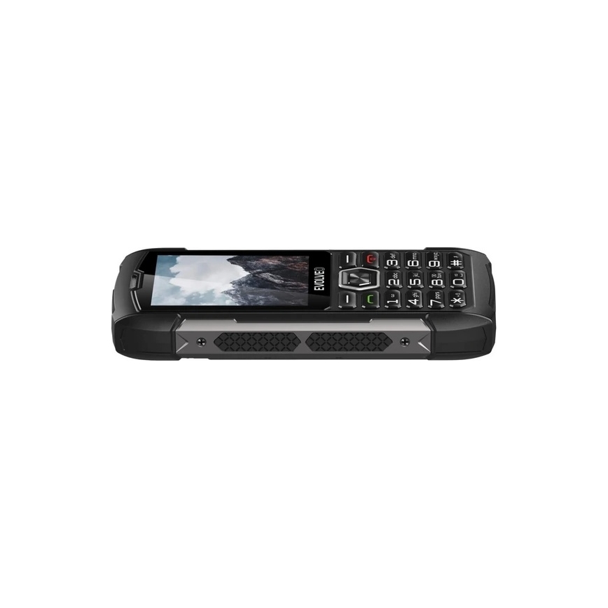 Evolveo - StrongPhone H1 vandeniui atsparus Dual SIM telefonas juoda/pilka