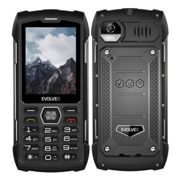 Evolveo - StrongPhone H1, vandeniui atsparus Dual SIM telefonas juodas/pilkas
