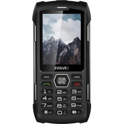 Evolveo - StrongPhone H1, vandeniui atsparus Dual SIM telefonas juodas/pilkas