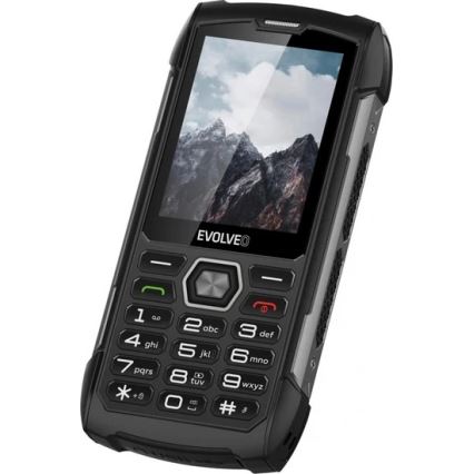 Evolveo - StrongPhone H1, vandeniui atsparus Dual SIM telefonas juodas/pilkas