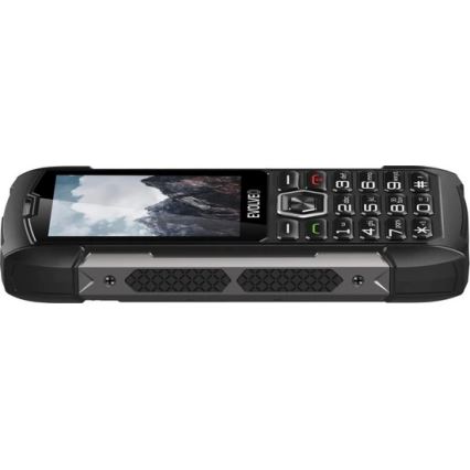 Evolveo - StrongPhone H1, vandeniui atsparus Dual SIM telefonas juodas/pilkas