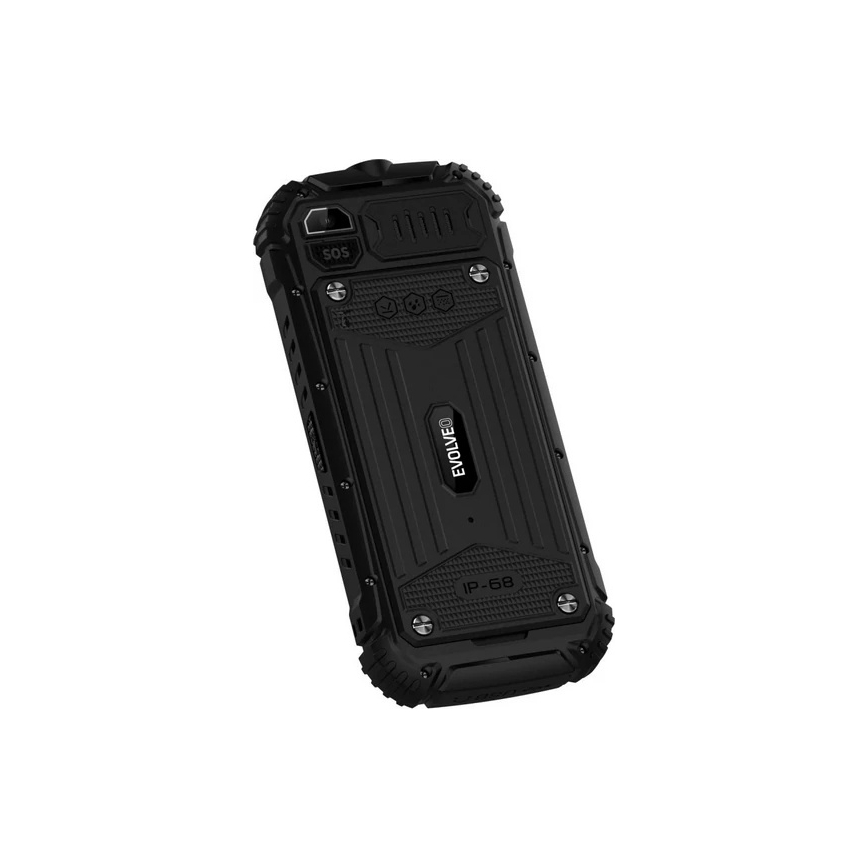 Evolveo - StrongPhone Q1 vandeniui atsparus juodas Dual SIM telefonas