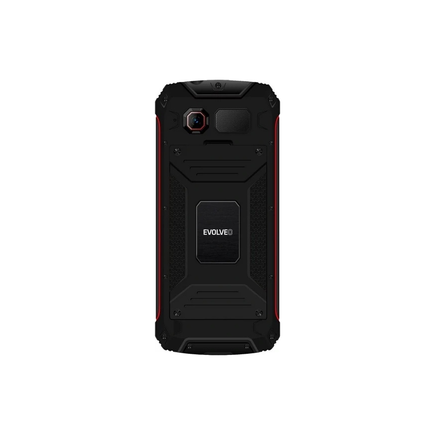 Evolveo - StrongPhone W4 atsparus vandeniui Dual SIM telefonas juodas/raudonas