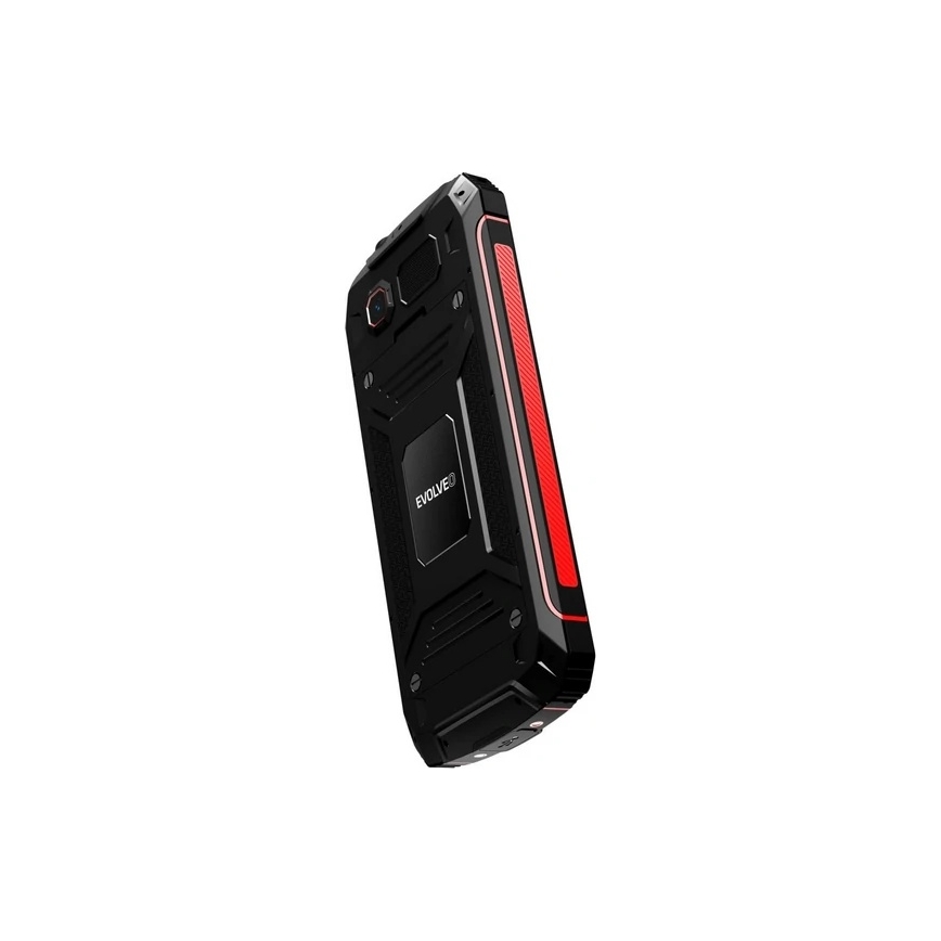 Evolveo - StrongPhone W4 atsparus vandeniui Dual SIM telefonas juodas/raudonas