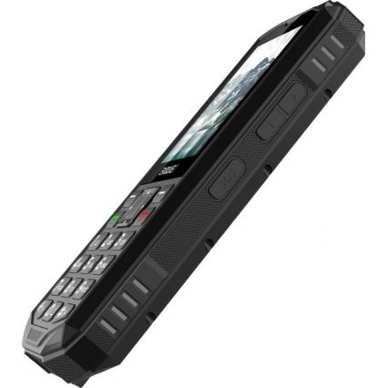Evolveo - StrongPhone X5, vandeniui atsparus Dual SIM telefonas, juoda/pilka