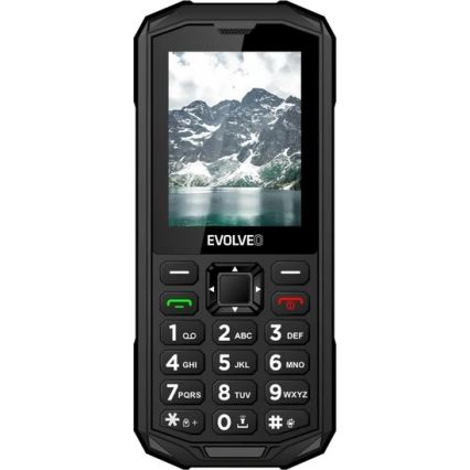 Evolveo - StrongPhone X5, vandeniui atsparus telefonas su dviem SIM kortelėmis, juoda-pilka