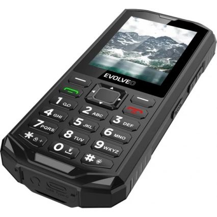 Evolveo - StrongPhone X5, vandeniui atsparus telefonas su dviem SIM kortelėmis, juoda-pilka