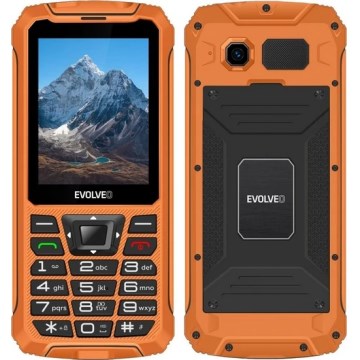 Evolveo - StrongPhone Z6, atsparus vandeniui Dual SIM telefonas, oranžinis