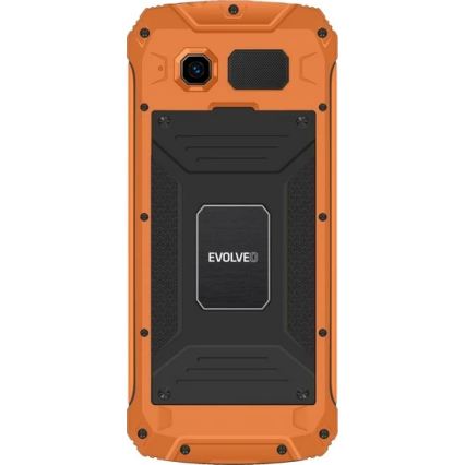 Evolveo - StrongPhone Z6, atsparus vandeniui Dual SIM telefonas, oranžinis