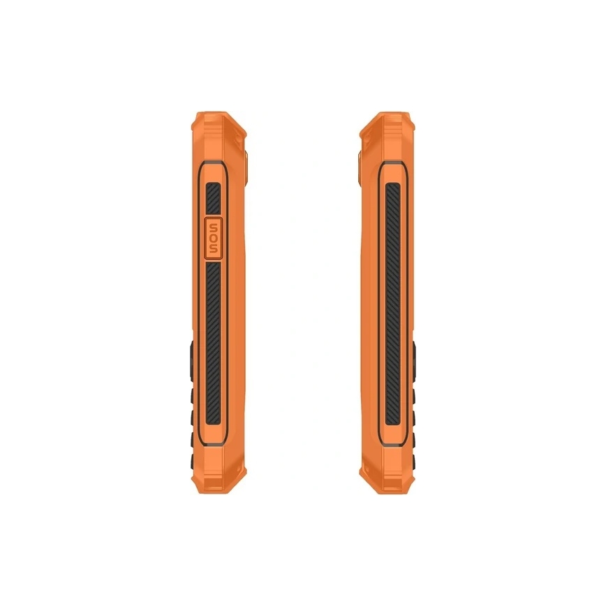 Evolveo - StrongPhone Z6 atsparus vandeniui dviejų SIM kortelių telefonas, oranžinis
