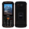 Evolveo - StrongPhone Z6 vandeniui atsparus Dual SIM telefonas juodas/oranžinis