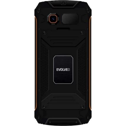 Evolveo - StrongPhone Z6 vandeniui atsparus Dual SIM telefonas juodas/oranžinis