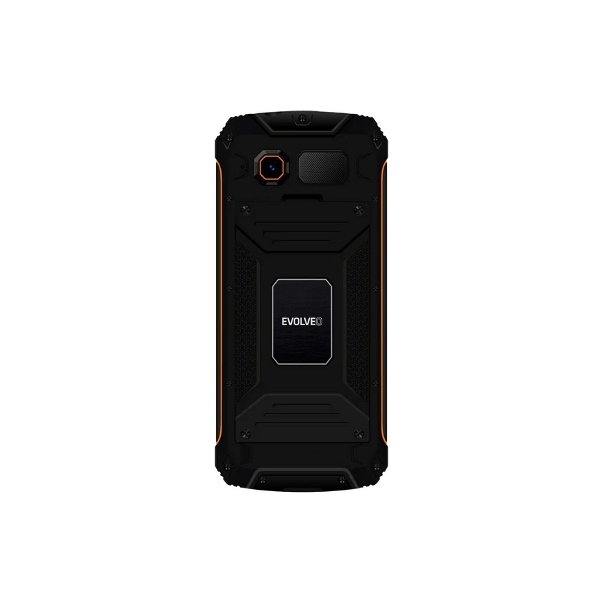 Evolveo - StrongPhone Z6 vandeniui atsparus Dual SIM telefonas juodas/oranžinis