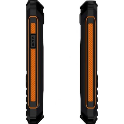 Evolveo - StrongPhone Z6 vandeniui atsparus Dual SIM telefonas juodas/oranžinis